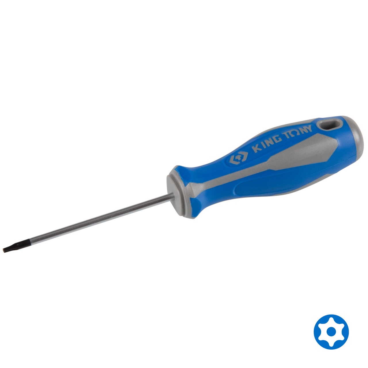 Отвертка Torx Т8H, L = 75 мм, с отверстием KING TONY 14270803