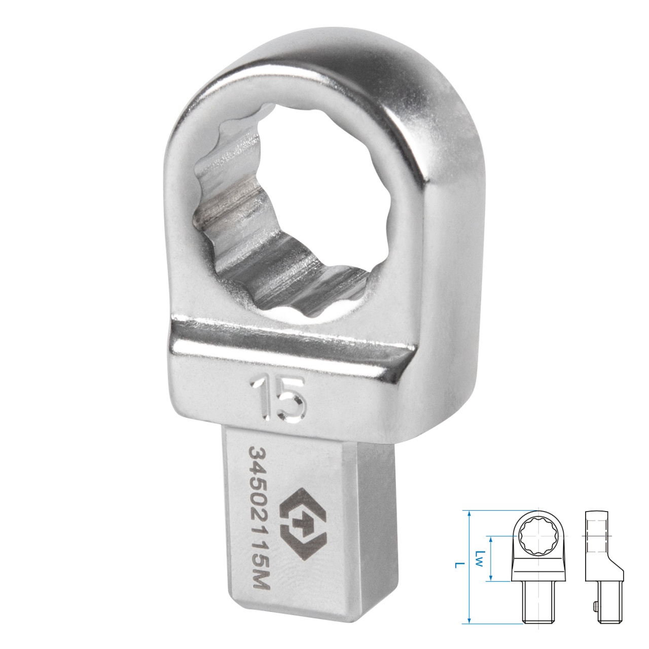 Насадка накидная серии "FIT", 15 мм, 9х12 мм KING TONY 34502115M