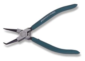 AG010006 Щипцы загнутые 90° для стопорных колец с ПВХ рукоятками, сжим, 220 мм, 32-80 мм, код товара: 48658, артикул: AG010006