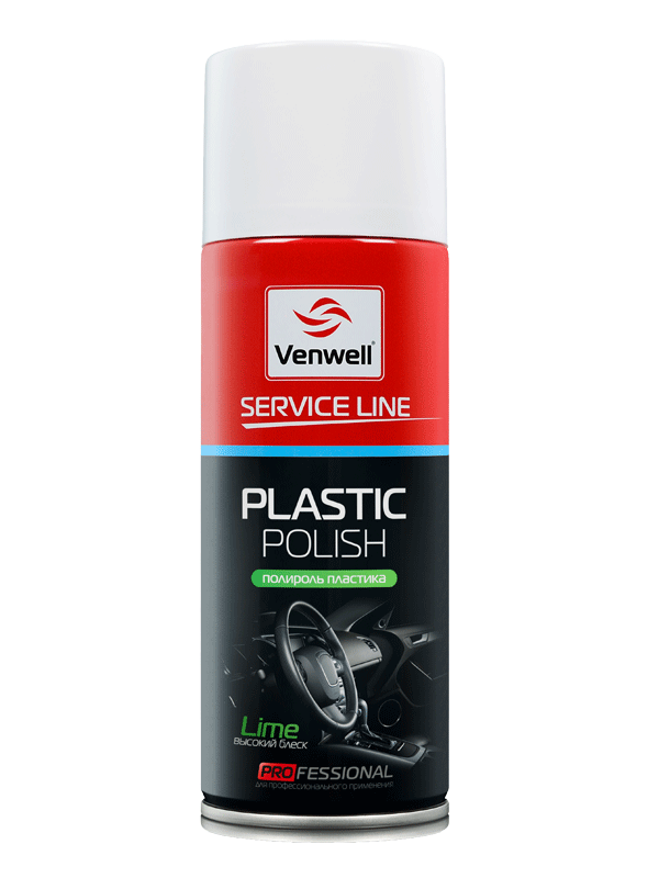 Полироль пластика Lime, высокий блеск, 400 мл VENWELL VW-SL-035RU