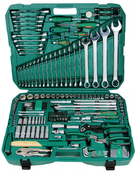 S04H524179S Набор инструмента универсальный 1/4", 1/2"DR, 179 предметов, код товара: 46757, артикул: S04H524179S