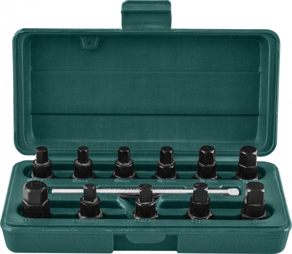 AI030002 Комплект для откручивания масляных пробок, 12 предметов, код товара: 47818, артикул: AI030002