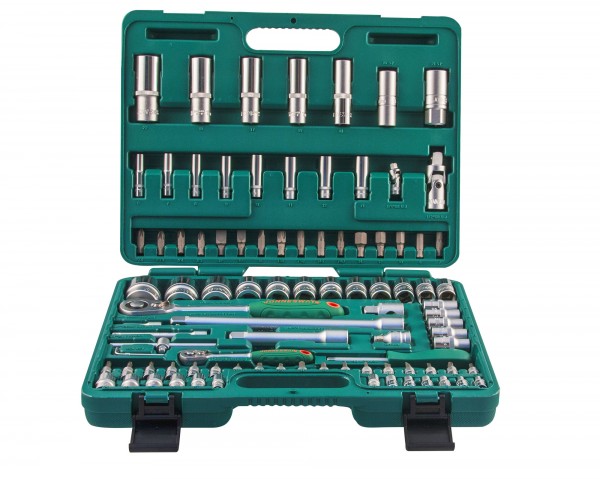 S04H52494S Набор инструмента универсальный 1/4", 1/2"DR, 94 предмета, код товара: 47400, артикул: S04H52494S