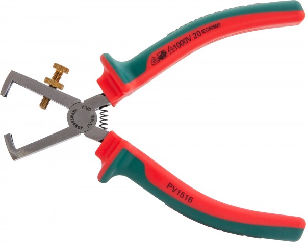 PV1516 Пассатижи диэлектрические для снятия изоляции, 160 мм, код товара: 46627, артикул: PV1516